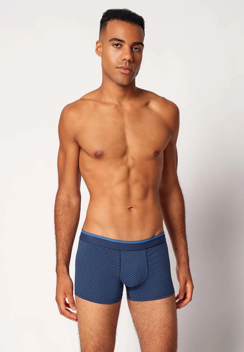 Cotton Multipack Trunks 3 pack | blue multi selection 085056-08S798