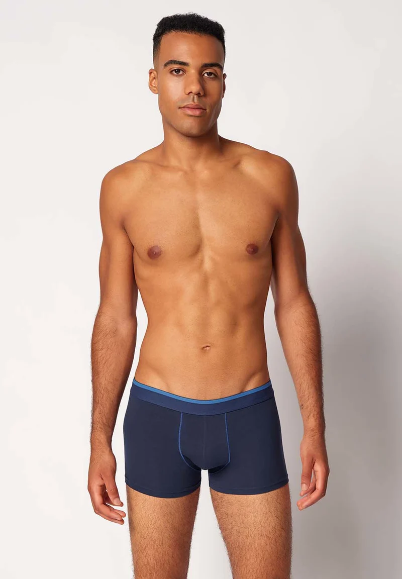 Cotton Multipack Trunks 3 pack | blue multi selection 085056-08S798