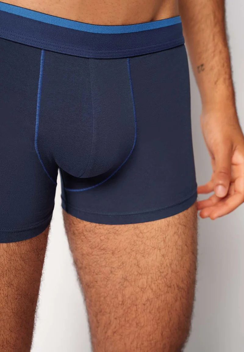 Cotton Multipack Trunks 3 pack | blue multi selection 085056-08S798