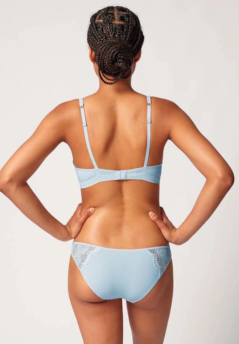 Micrornaments Padded triangle bra | angel falls 084584-08S802