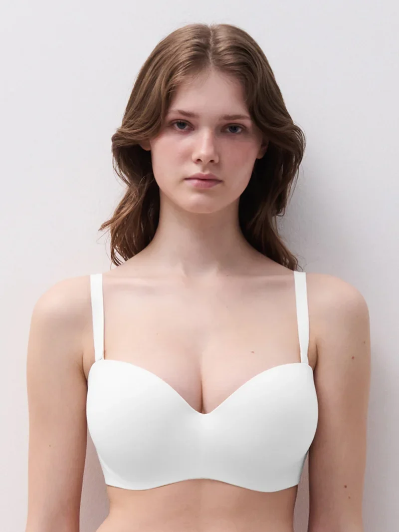 Chantelle EasyFeel – Norah Bandeau-T-Shirt-BH Weiß
