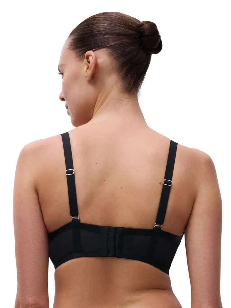 Chantelle – Lush Plunge T-Shirt-BH, festliches Schwarz