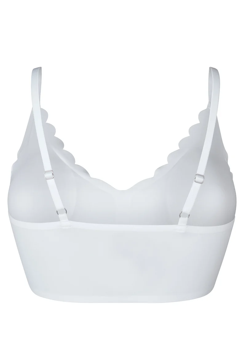 Micro Essentials Crop top remov. pads | white 084272-080500