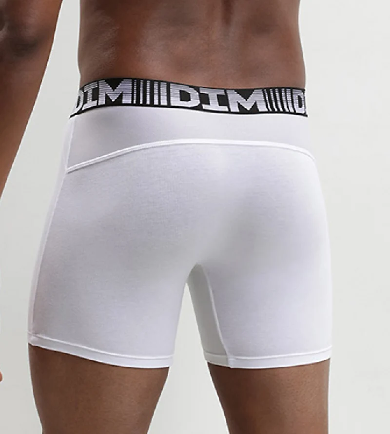 2er-Pack längere Anti-Transpirant-Boxershorts stahlblau/weiß - 3D Flex Air