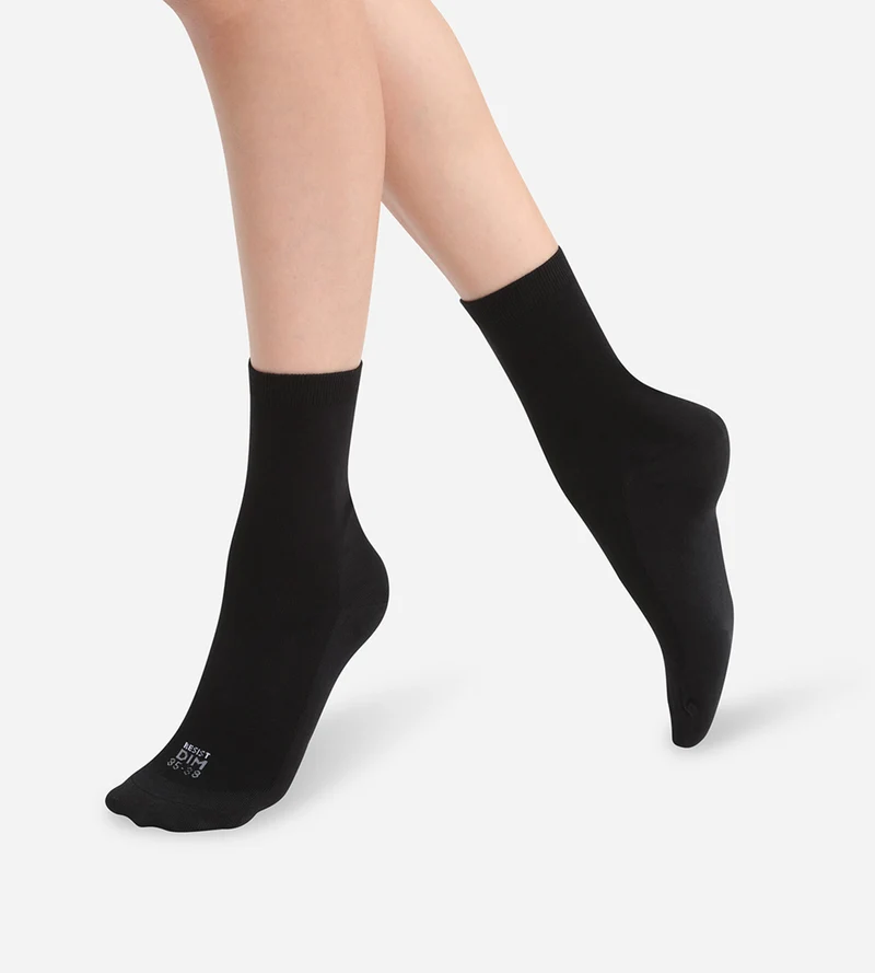 2er-Pack extra-haltbare Damensocken in Schwarz - Ultra Resist