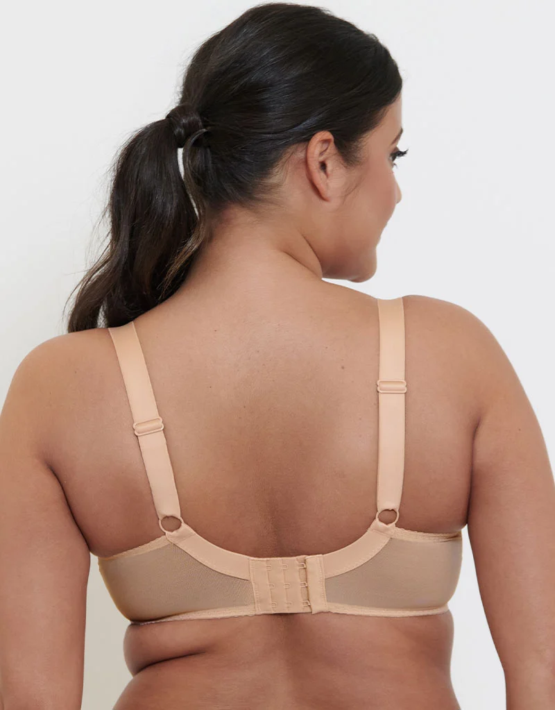 Flirtelle Emma Padded Balcony Bra Soft Beige