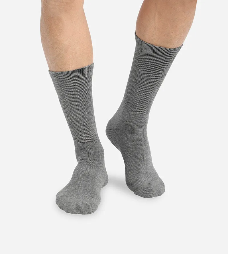2er-Pack graue Herren-Outdoor-Socken