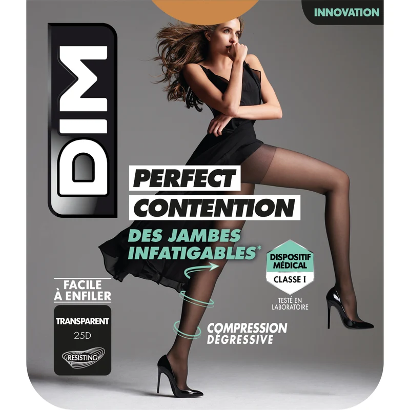 Transparente Strumpfhose 25D leicht stützend in Nude - Perfect Contention