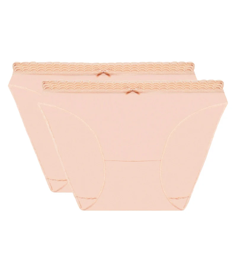 2er-Pack Baumwoll-Slips rosé - Fashion