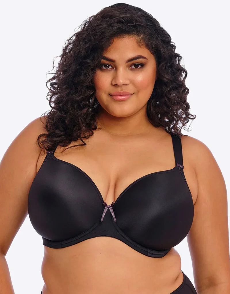 Elomi Bijou Moulded Plunge T-Shirt Bra Black