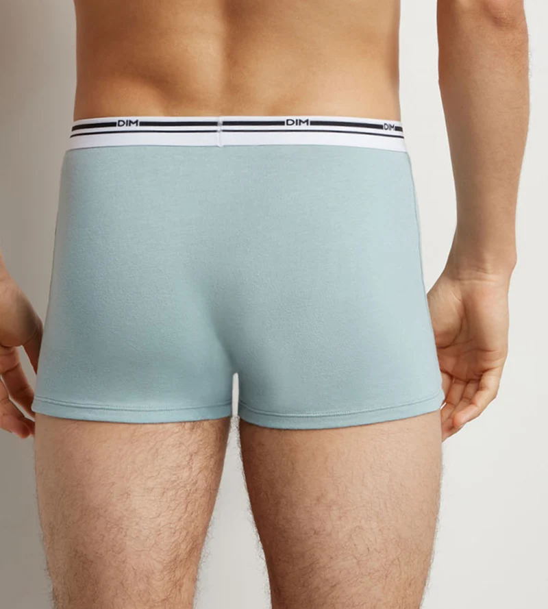 3er-Pack Boxershorts aus Stretch-Baumwolle blau/grau/hellblau - Classic Colors