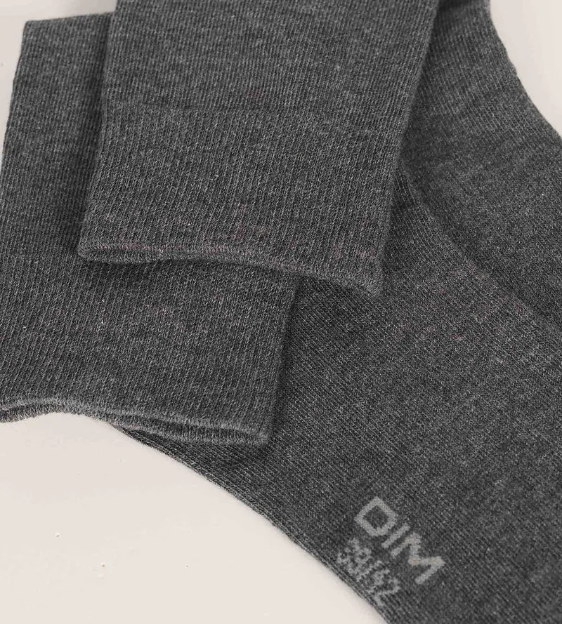 Packung mit 3 Paar Herrensocken Anthrazit Heather Dim Cotton