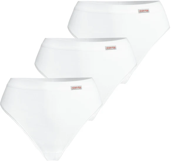 conta Damen Sportslip weiß 3-er Pack