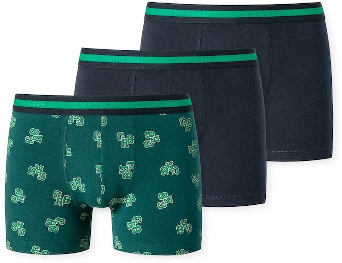 Schiesser Schüler Jungen 3er Pack Shorts sortiert 3 180098-909