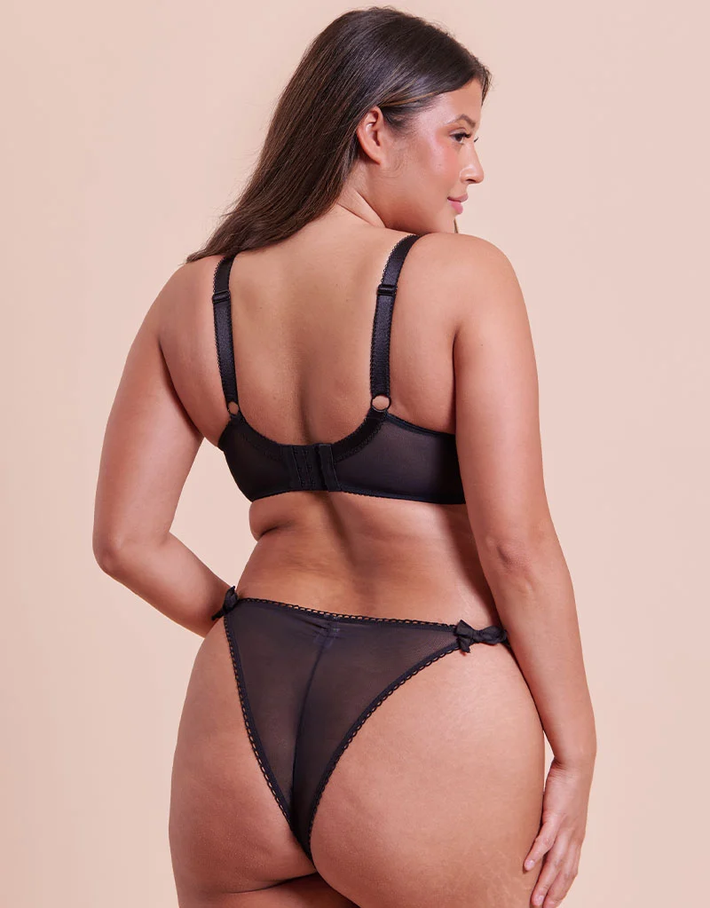 Curvy Kate Flora Tanga Black