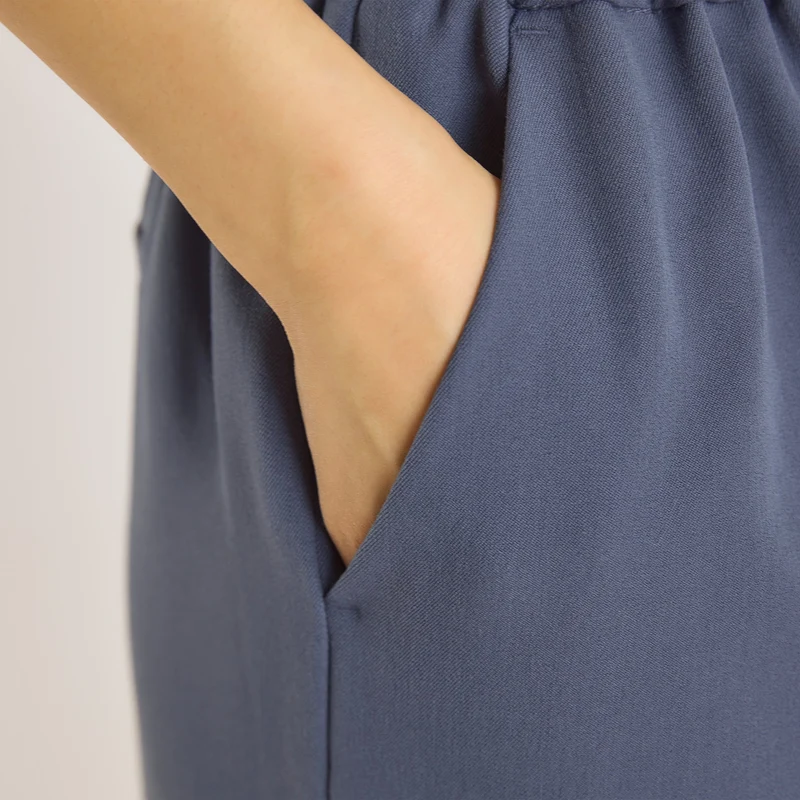 Lockere Tailored-Hose - Blau