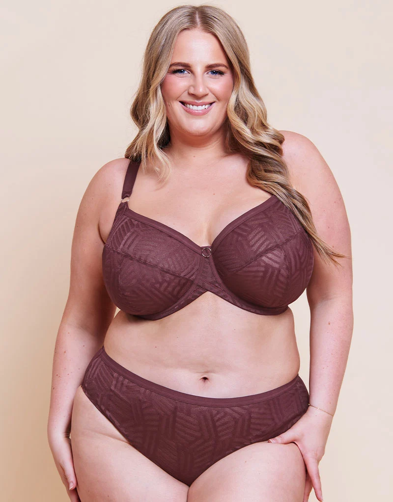 Curvy Kate WonderFull Vibe Full Cup Side Support Bra Auburn