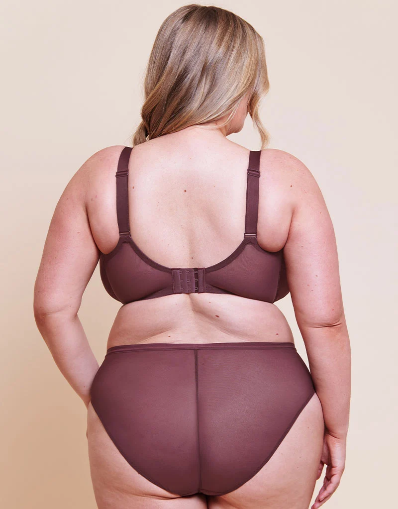 Curvy Kate WonderFull Vibe Full Cup Side Support Bra Auburn