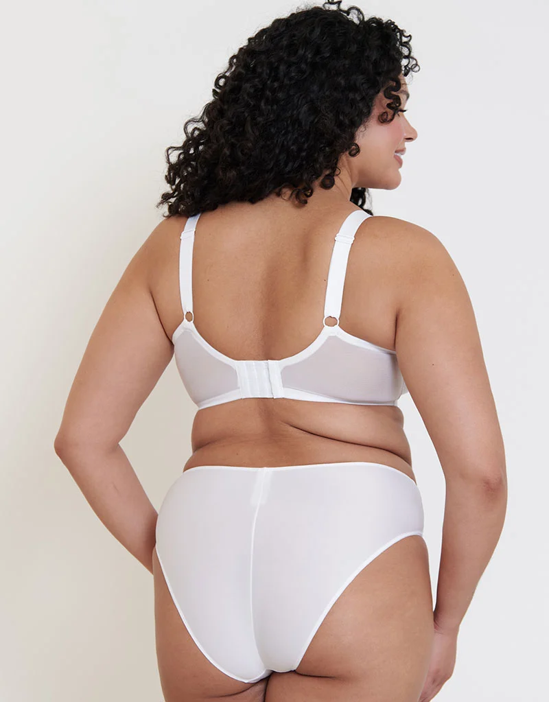 Flirtelle Emilie Deco Full Cup Side Support Bra White