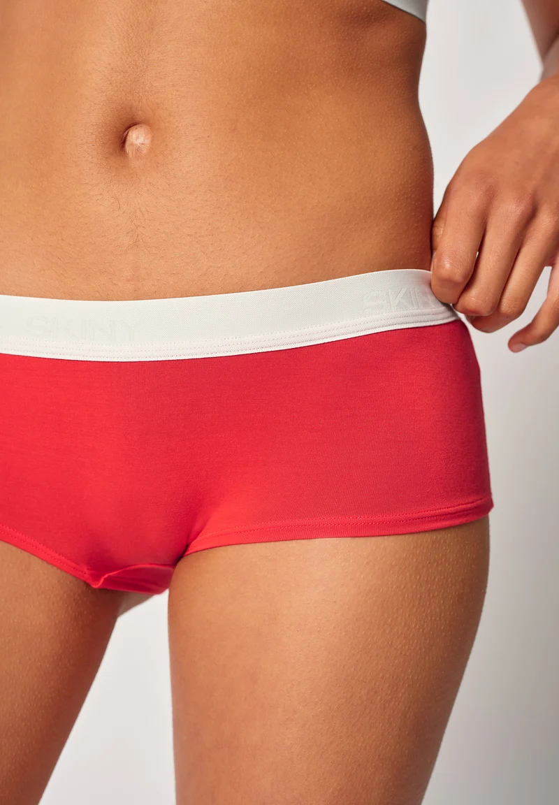 Modal Retro Boyleg shorts | hibiscus 083321-08S753