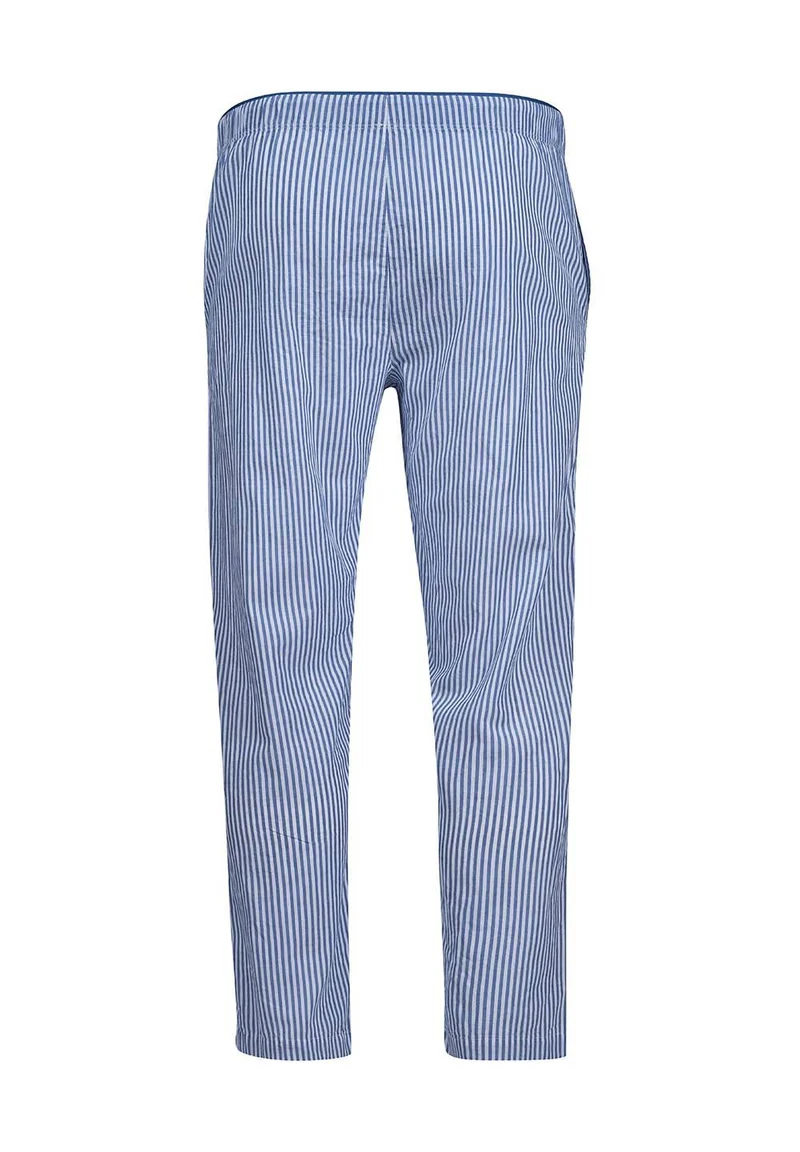 Unight Unisex pants long | blue microstripes 083031-08S732