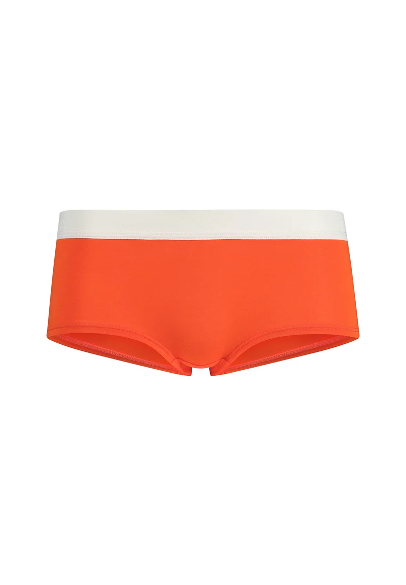 Modal Retro Boyleg shorts | red orange 083321-08S796