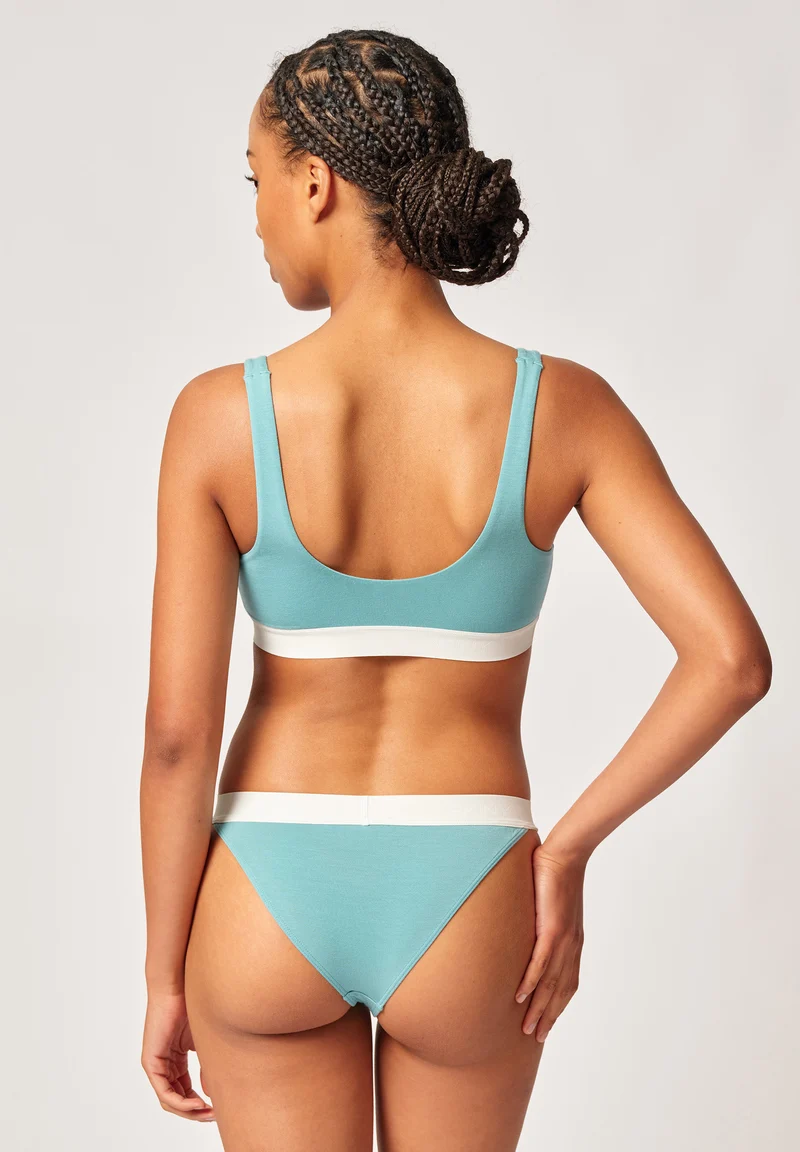 Modal Retro Crop top remov. pads | reef waters 083320-08S768