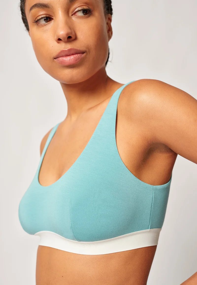 Modal Retro Crop top remov. pads | reef waters 083320-08S768