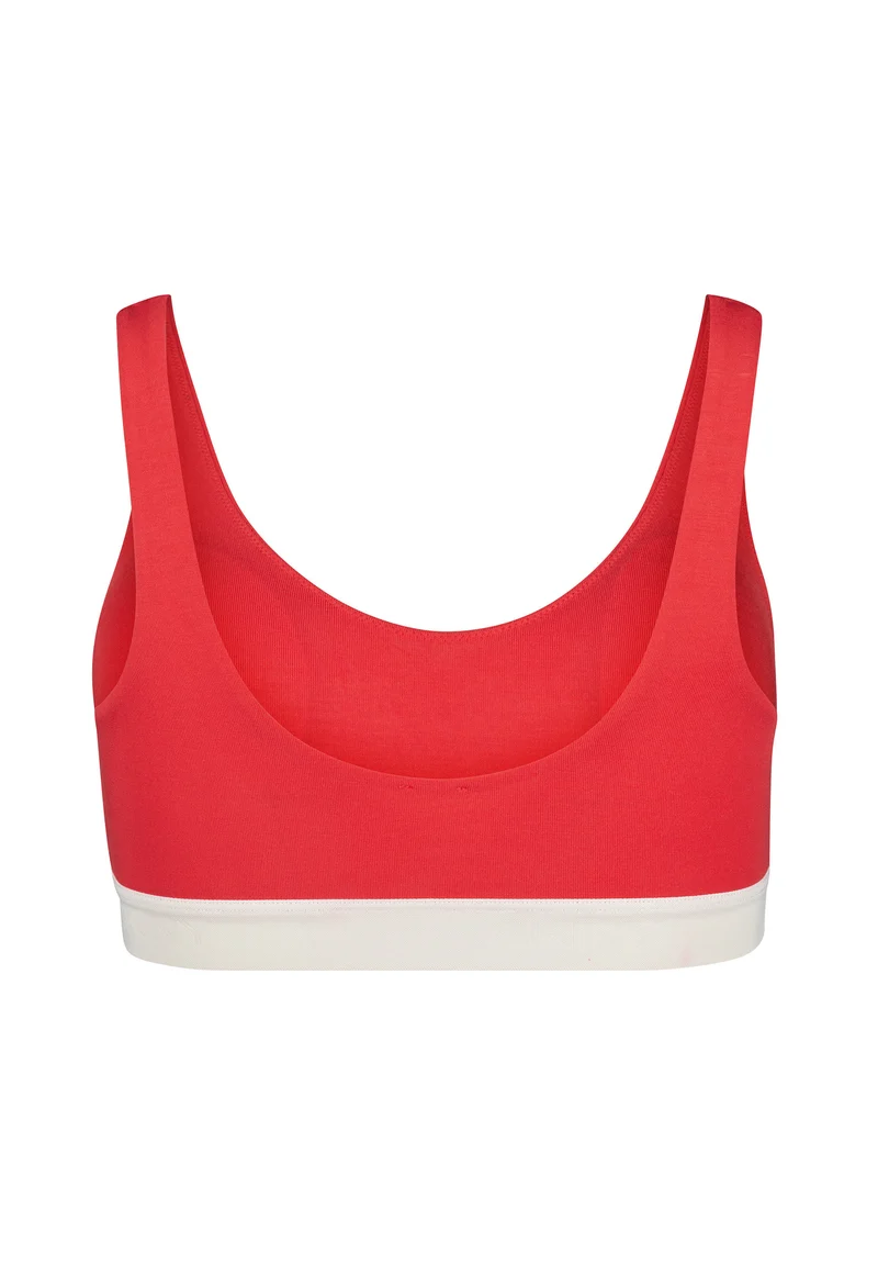 Modal Retro Crop top remov. pads | hibiscus 083320-08S753
