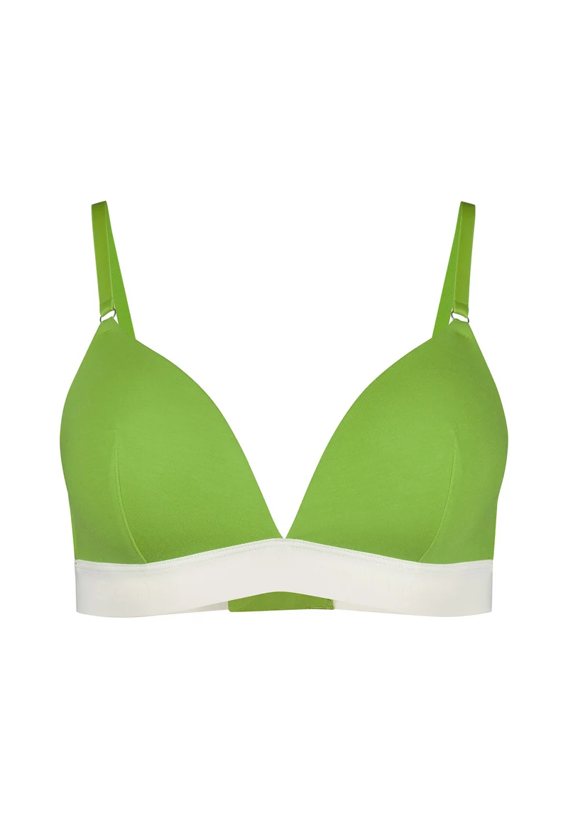 Modal Retro Padded triangle bra | meadow green 083286-08S860