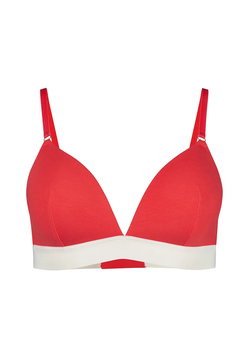 Modal Retro Padded triangle bra | hibiscus 083286-08S753