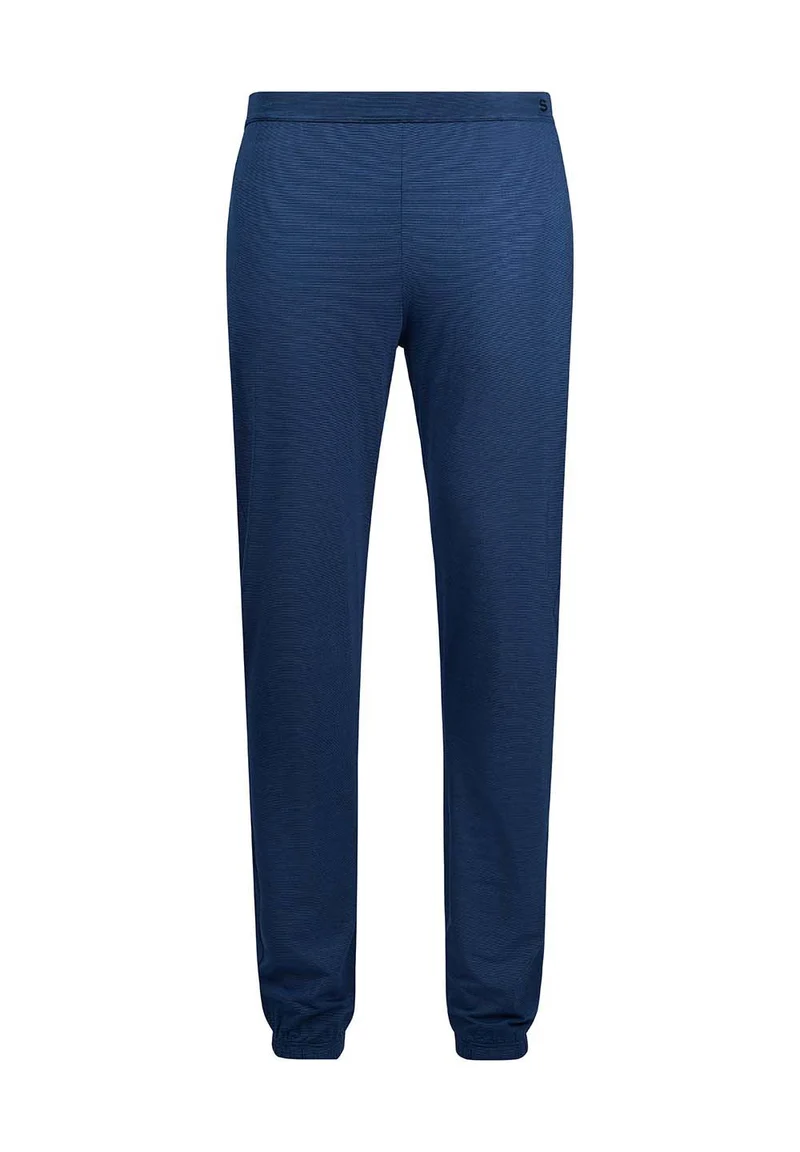 Cooling Deluxe Night Pants long | crownblue stripes 082996-08S017