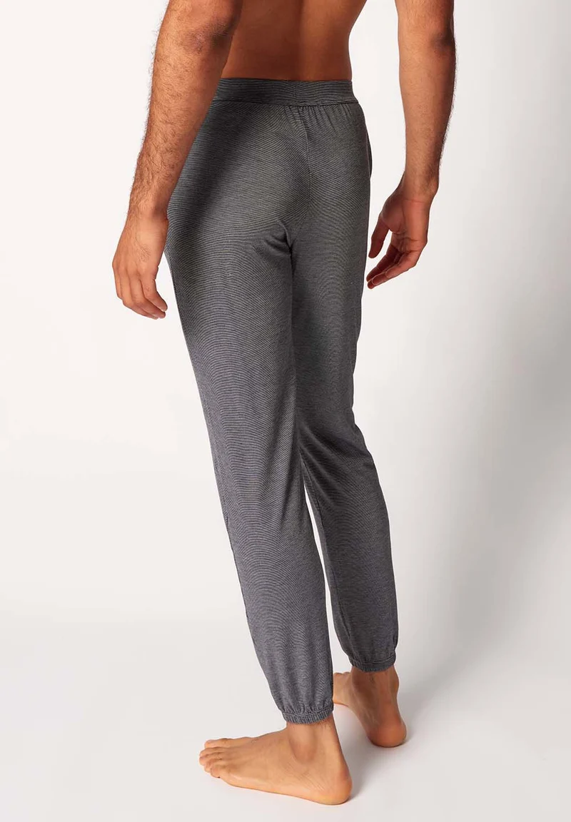 Cooling Deluxe Night Pants long | black stripes 082996-08S016