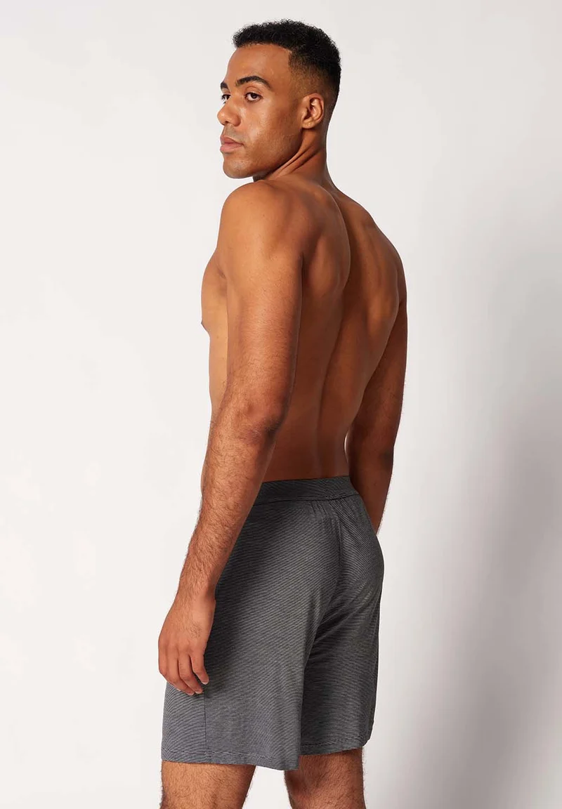 Cooling Deluxe Night Shorts | black stripes 082994-08S016