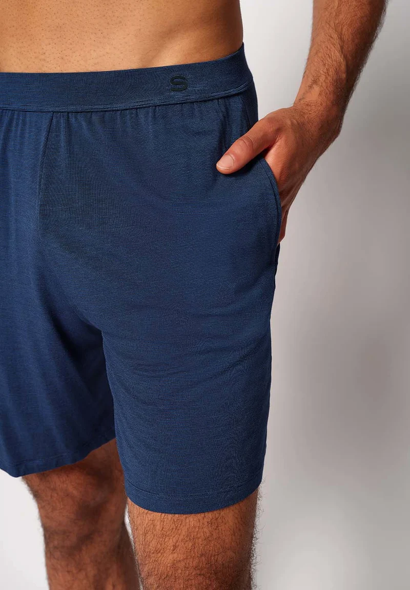 Cooling Deluxe Night Shorts | crownblue stripes 082994-08S017