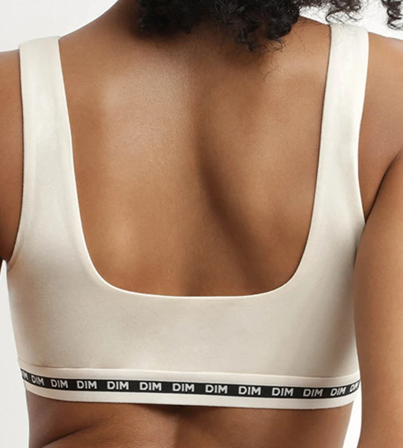 Hellbeiges Bustier aus Mikrofaser - Icons Essentiel