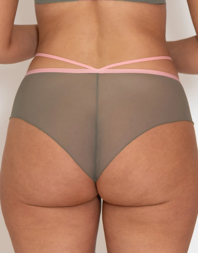 Curvy Kate Lifestyle X Short Khaki/Pink