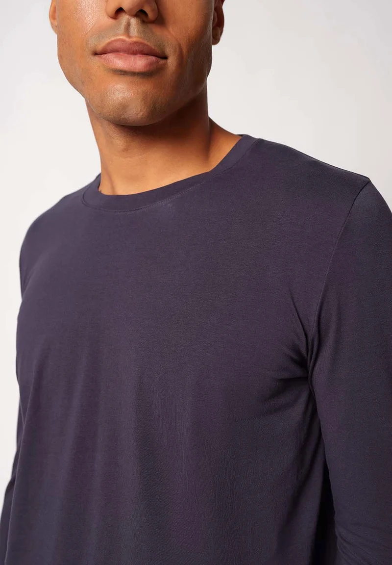 Night In Mix & Match Shirt long sleeve | crown blue 083245-080393