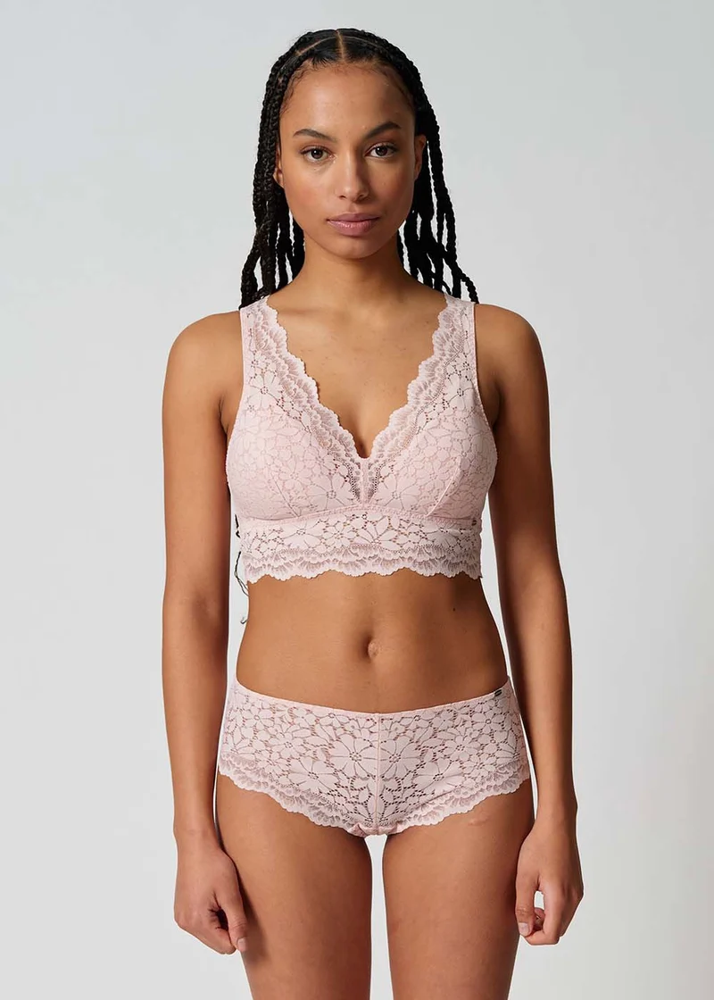 Wonderfulace Crop top remov. pads | rose dust 082902-08S567