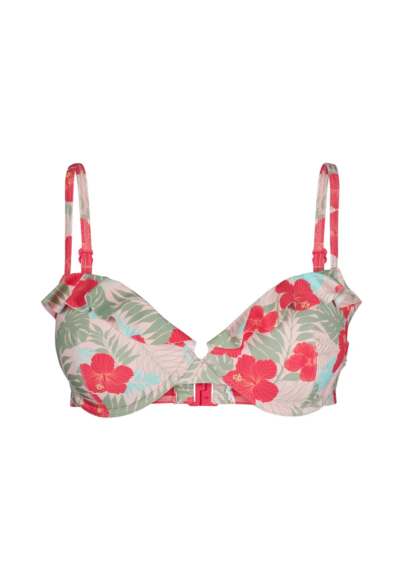 Tropicalagoon Padded bikini top | tropical hibiscus 083048-08S755