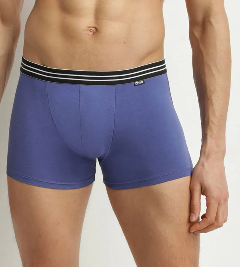 2er-Pack Boxershorts aus Stretch-Baumwolle blau/schwarz - EcoDIM