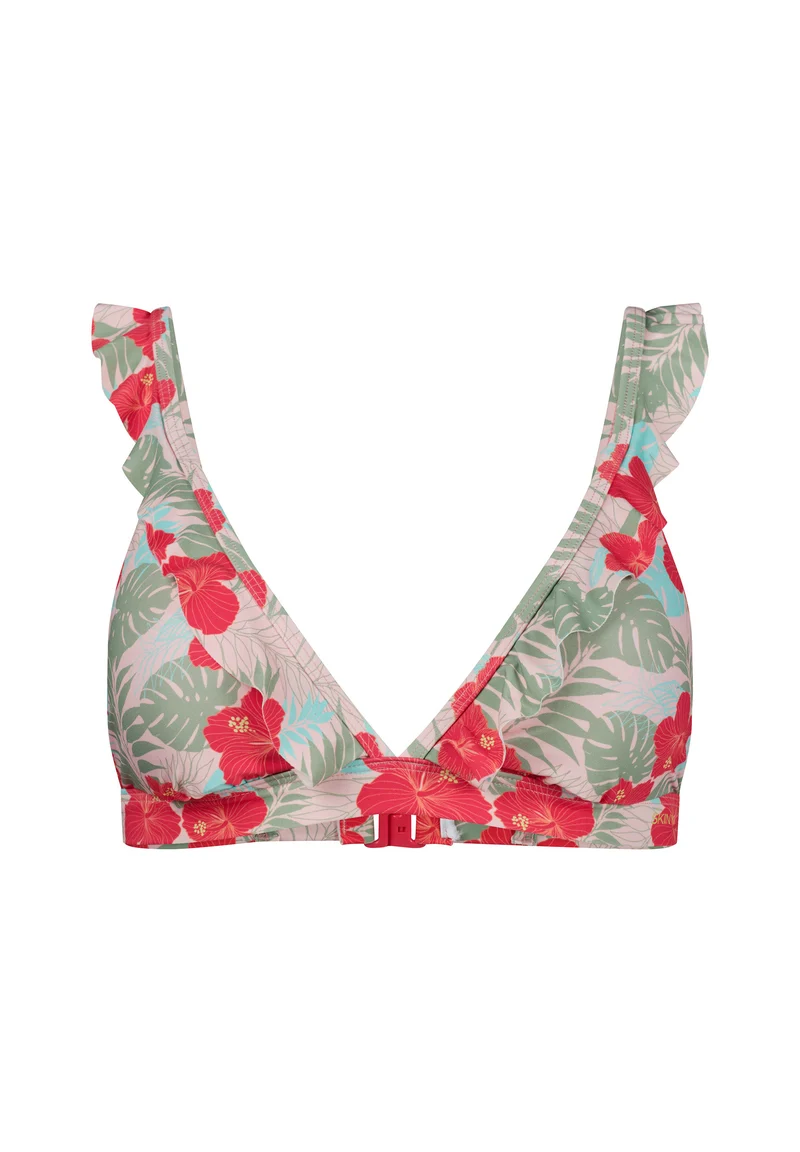 Tropicalagoon Triangle bikini top | tropical hibiscus 083047-08S755