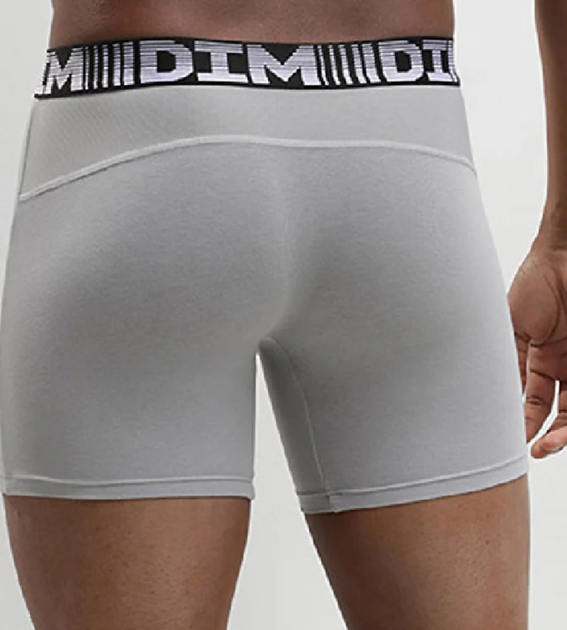 2er-Pack längere Anti-Transpirant-Boxershorts schwarz/hellgrau - 3D Flex Air