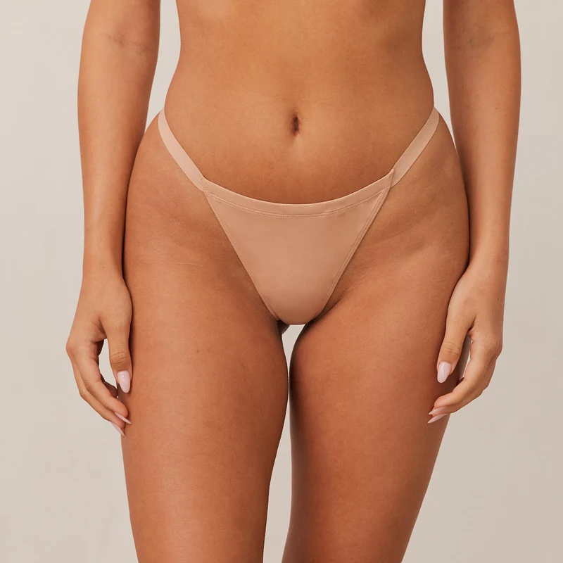 Basic G-Strings (3er Paket) - Honigfarbe