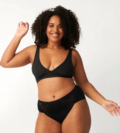 Sloggi Chic Midi 4er Pack black
