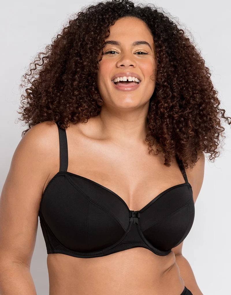 Curvy Kate Daily Dream Padded Balcony Bra Black