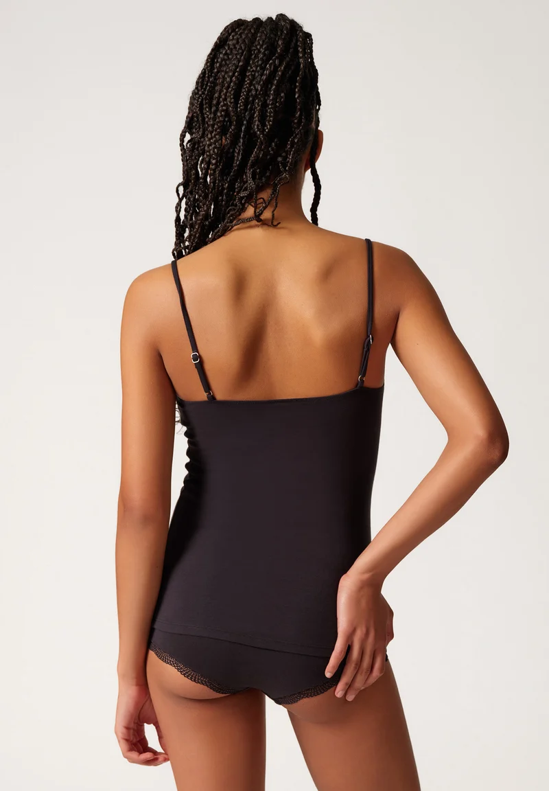 Classicotton Camisole | black 082001-087665