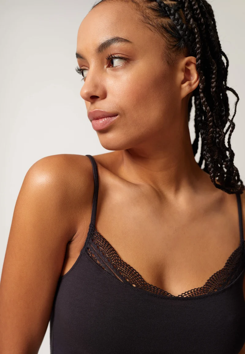 Classicotton Camisole | black 082001-087665
