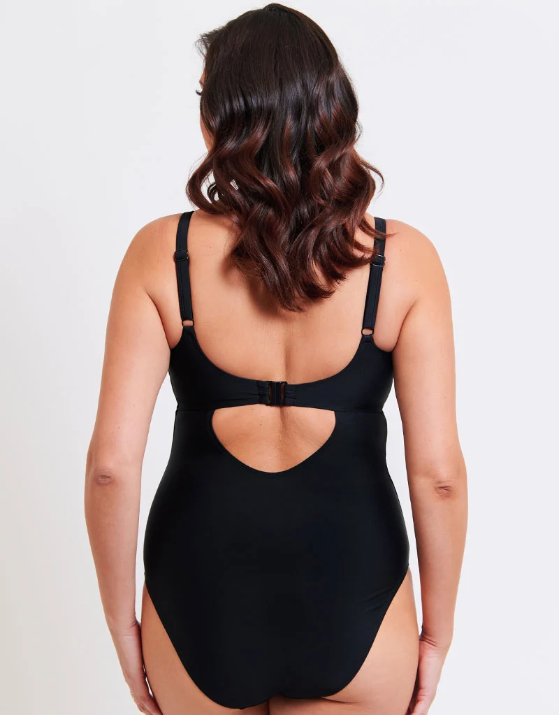 Flirtelle Salento Coast Balcony Swimsuit Black