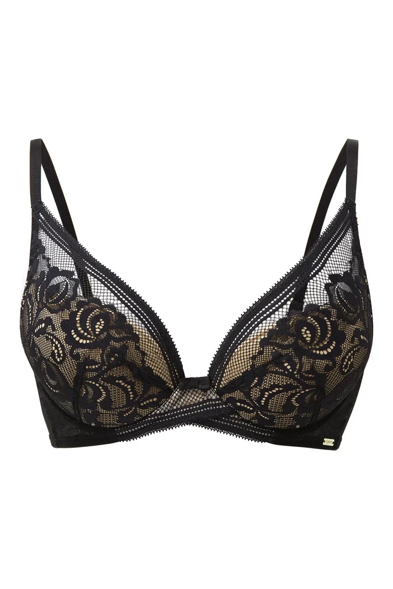 Gossard - Encore gepolsterter High Apex BH Schwarz/Beige